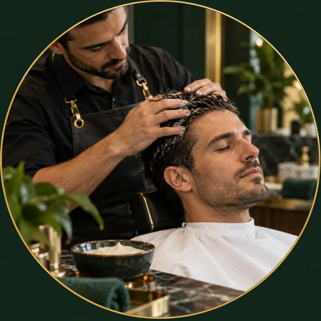 جلسة علاج الشعر