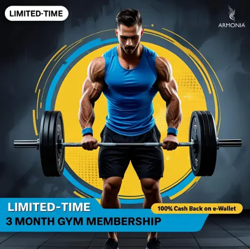 [GYM03] اشتراك نادي رياضي لمدة 3 أشهر